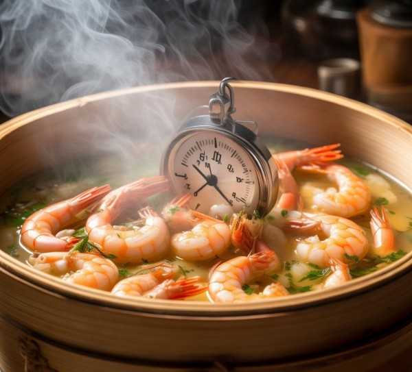 虾爬子蒸多久最佳？精准时间，美味加分！