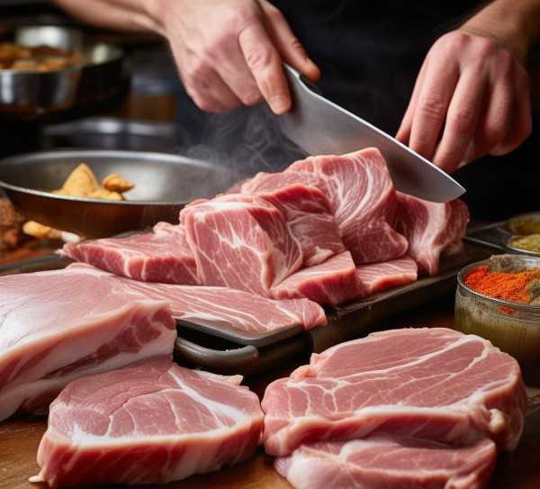 猪肉美味部位大揭秘，烹饪技巧与部位特点一览,炒菜用猪肉哪个部位最鲜美？揭秘猪肉各部位特点及烹饪技巧,烹饪时间,烹饪技巧,第1张
