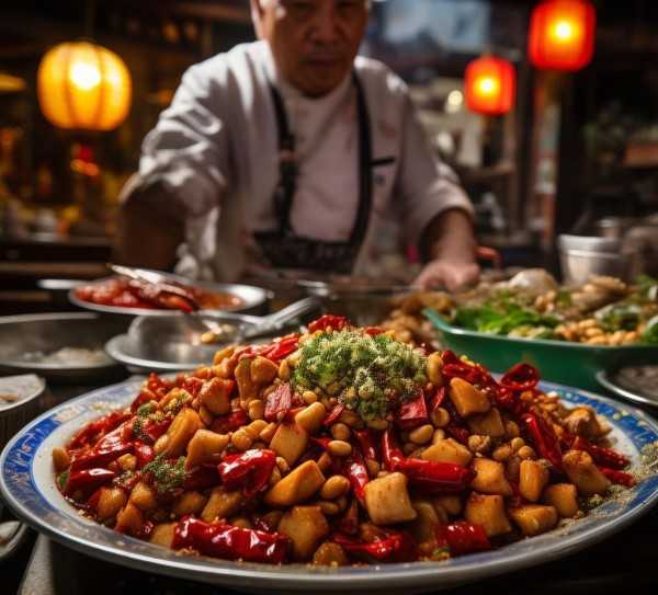 宫保鸡丁，追溯经典菜肴的传奇渊源,宫保鸡丁，探寻这道经典佳肴的菜系渊源,宫保鸡丁,菜肴渊源,第1张