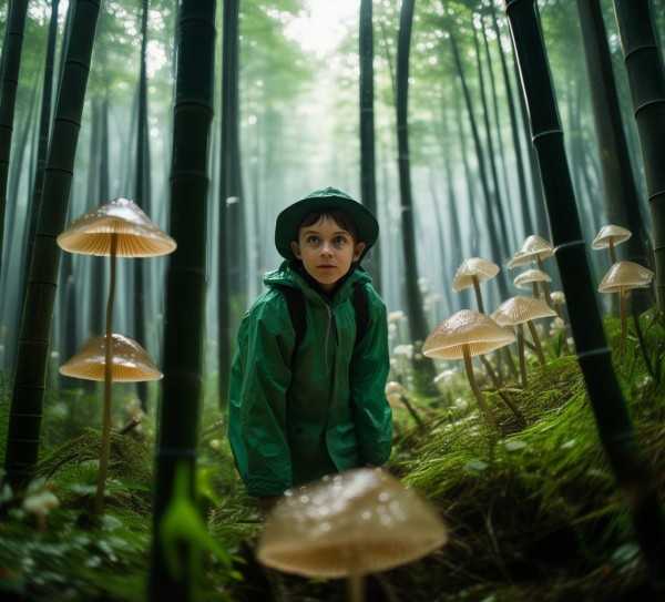 竹荪秘境探幽，揭秘生长之谜的神秘家园