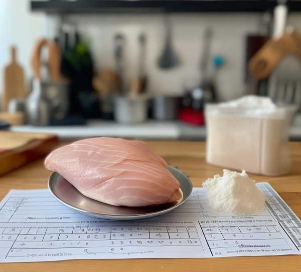 家庭烹饪重量单位换算，鸡胸肉重量解析