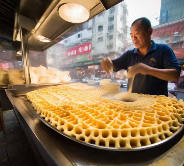 鸡蛋仔，街头小吃蜕变记——探寻美食起源与独特魅力